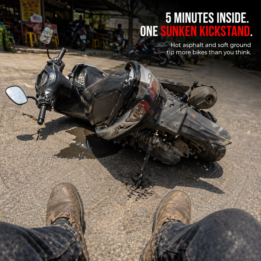 TitanGrip™ — Say Goodbye to Your Bike Tipping on Soft Ground Forever