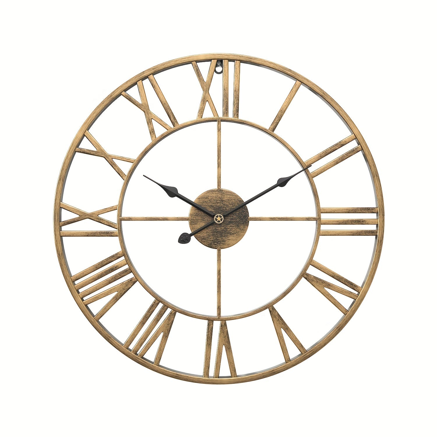 TranquilTime - Elegant Silent Round Wall Clock for Bedrooms
