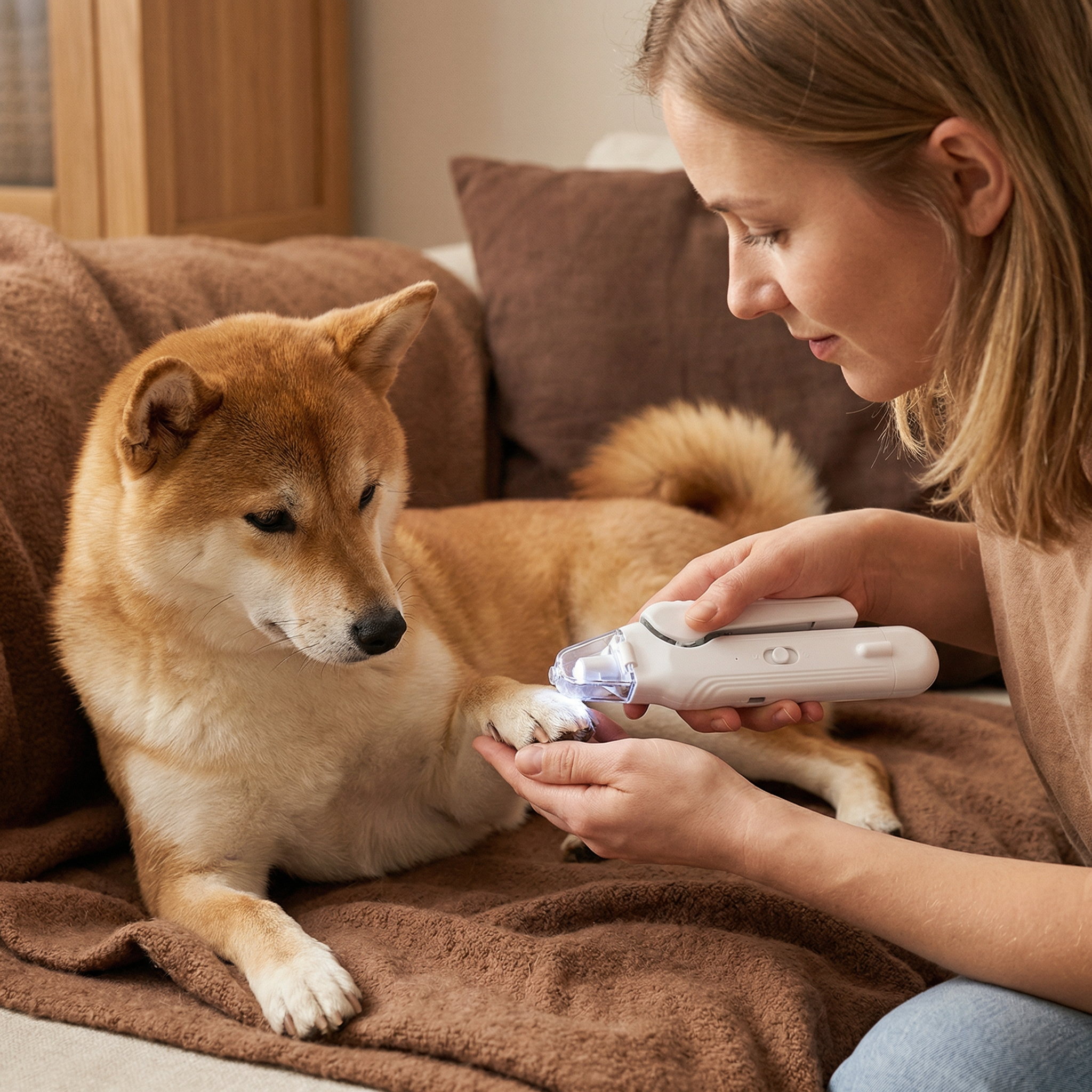 SereniPaws™ — Calm Your Pup Instantly with Silent, Stress-Free Nail Care