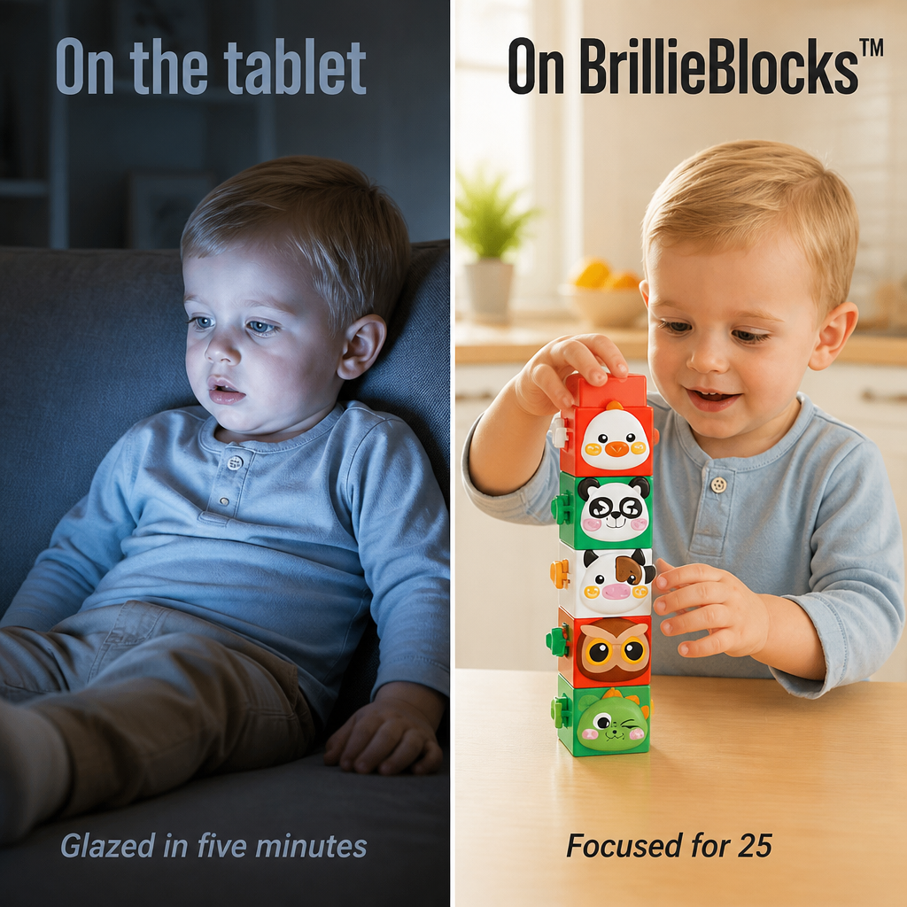 BrillieBlocks™ — Snap 12 Animal Pals Into Towers Kids Can’t Stop Building
