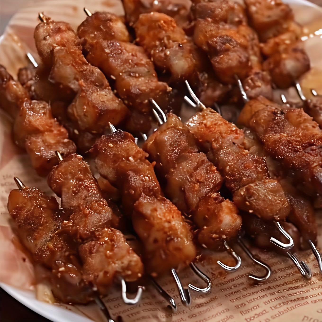 Vertical Skewer Rack Set in Stainless Steel for Grilling