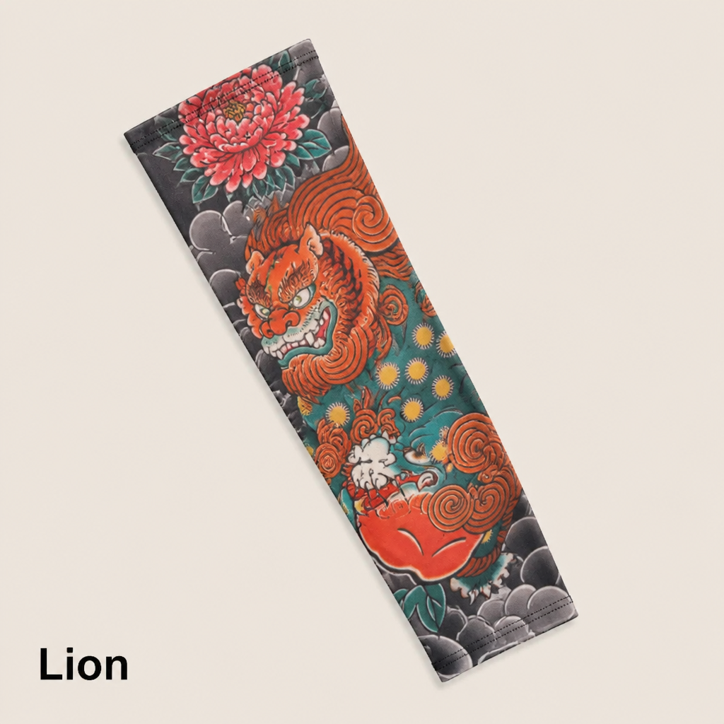 ArborSkin™ – UPF 50+ Japanese Tattoo-Print Sun Shield Arm Sleeve
