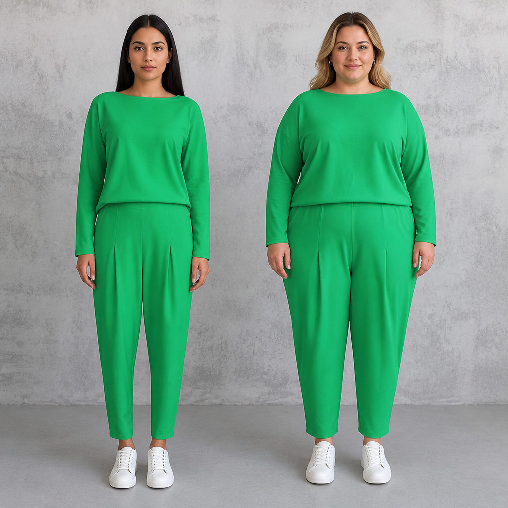 VeloraEase™ – Relaxed Two-Piece Lounge Set with Pocketed Tapered Trousers