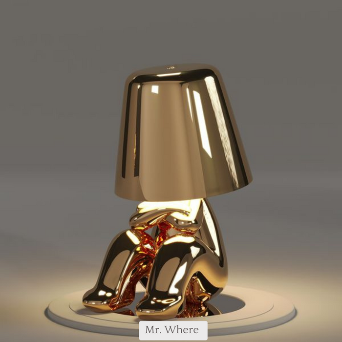 Charming Wireless LED Table Lamp with Rechargeable Dimming