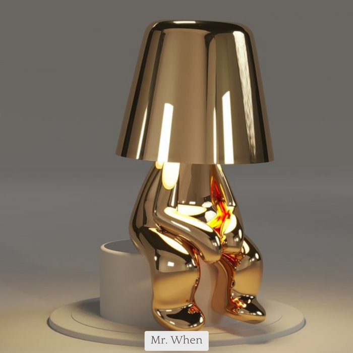 Charming Wireless LED Table Lamp with Rechargeable Dimming