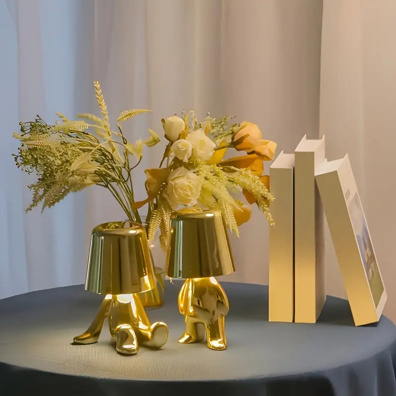 Charming Wireless LED Table Lamp with Rechargeable Dimming