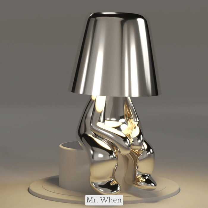 Charming Wireless LED Table Lamp with Rechargeable Dimming