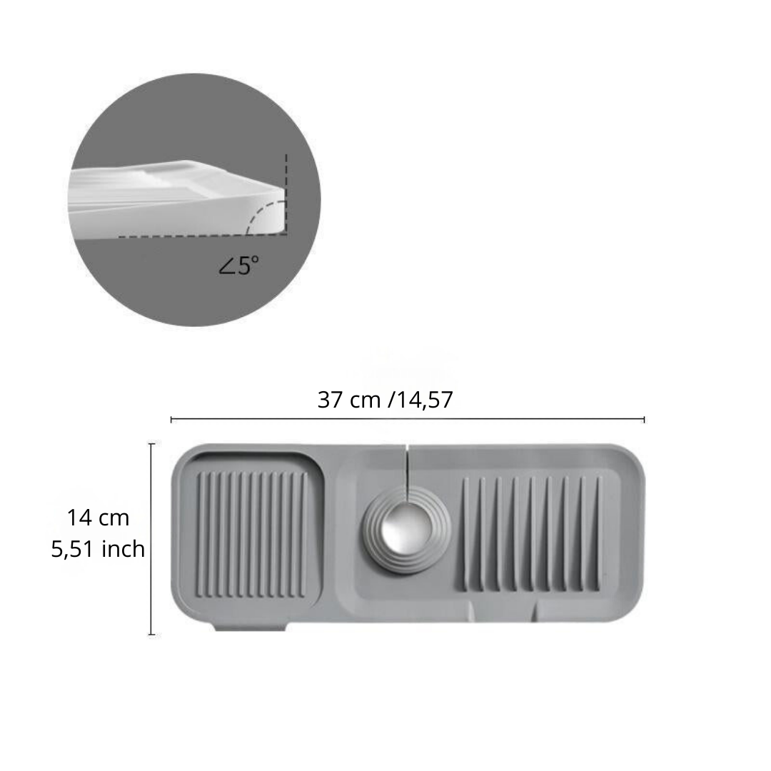 AquaShield™ Silicone Drying Mat — Keep Counters Spotless and Dry Without Lifting a Finger