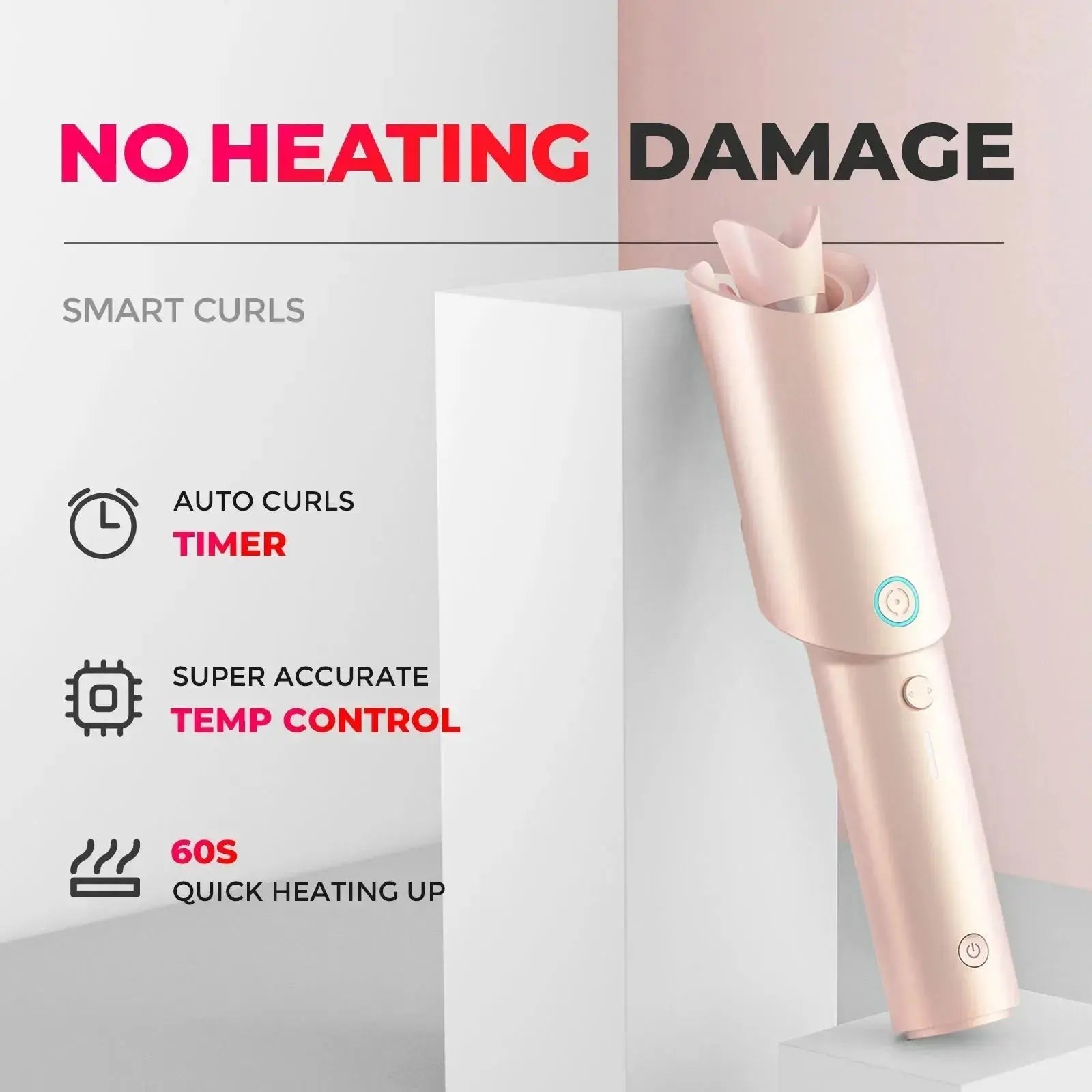 50% Discount Temporary | Auto Curling Tool | Perfect Curls in Seconds!