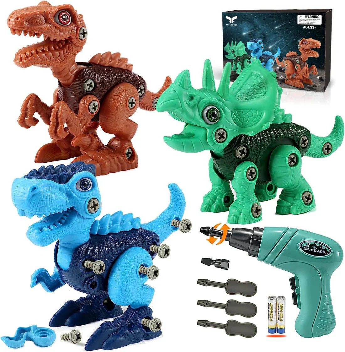 Temporary 50% Discount | DIY Dinosaur Building Blocks