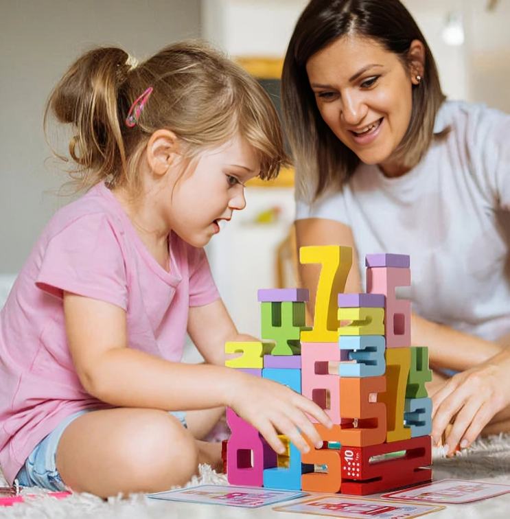Temporary 50% Discount | FunDigits | Teaches Counting and Addition through Stacking!