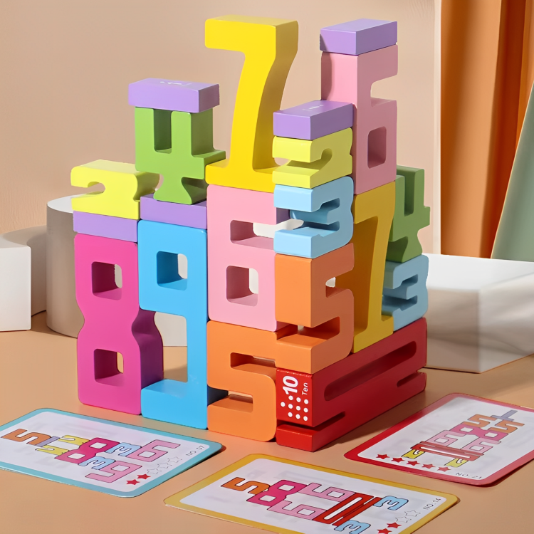 Temporary 50% Discount | FunDigits | Teaches Counting and Addition through Stacking!