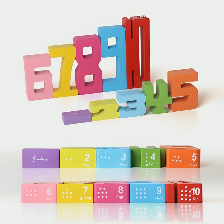 Temporary 50% Discount | FunDigits | Teaches Counting and Addition through Stacking!