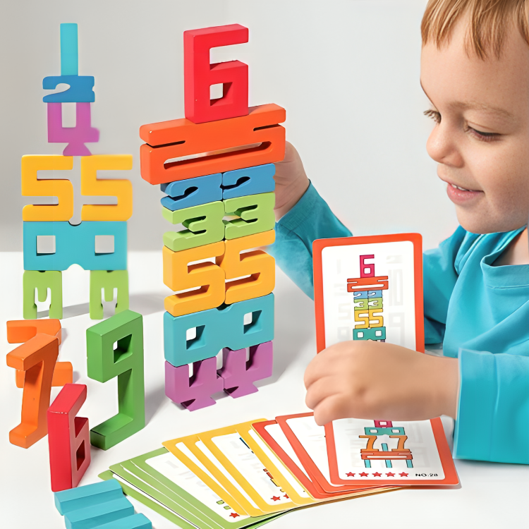 Temporary 50% Discount | FunDigits | Teaches Counting and Addition through Stacking!