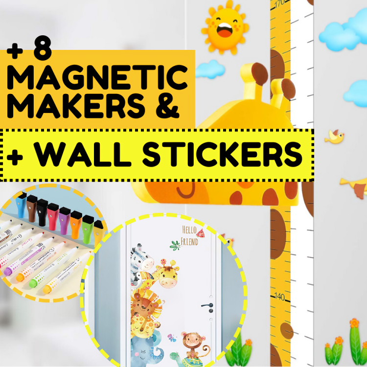 Magnetic Giraffe Height Chart for Kids - 50% Discount Temporary
