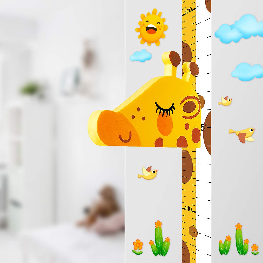 Magnetic Giraffe Height Chart for Kids - 50% Discount Temporary