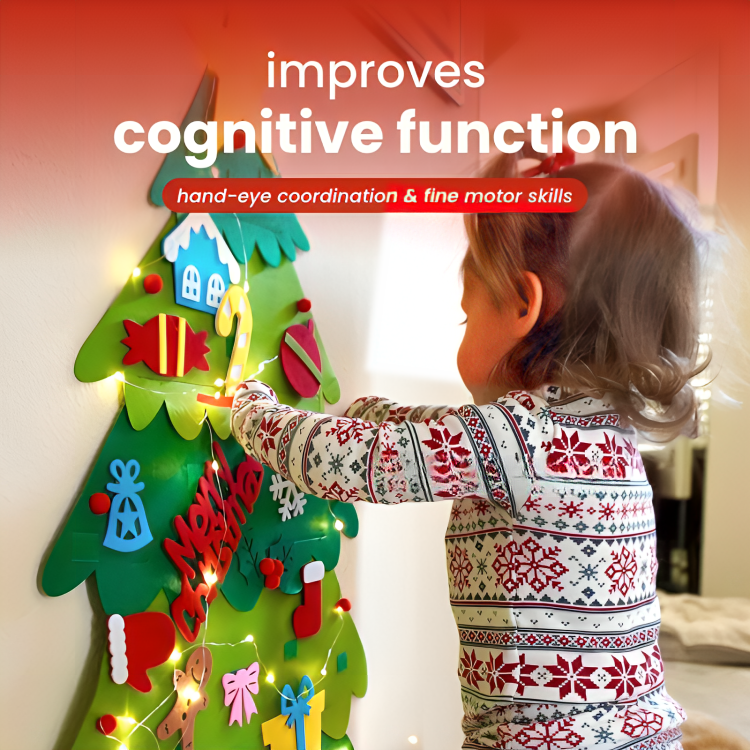 DIY Felt Christmas Tree for Kids - 50% Discount Temporarily
