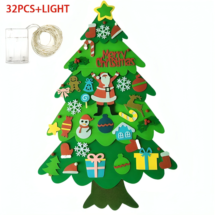 DIY Felt Christmas Tree for Kids - 50% Discount Temporarily