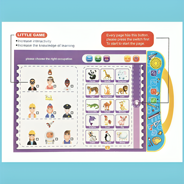 50% Discount Temporary | Discover Words Through Music and Touch for Kids!