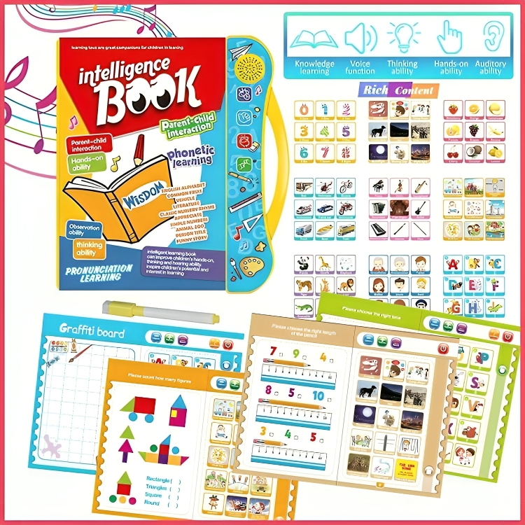 50% Discount Temporary | Discover Words Through Music and Touch for Kids!