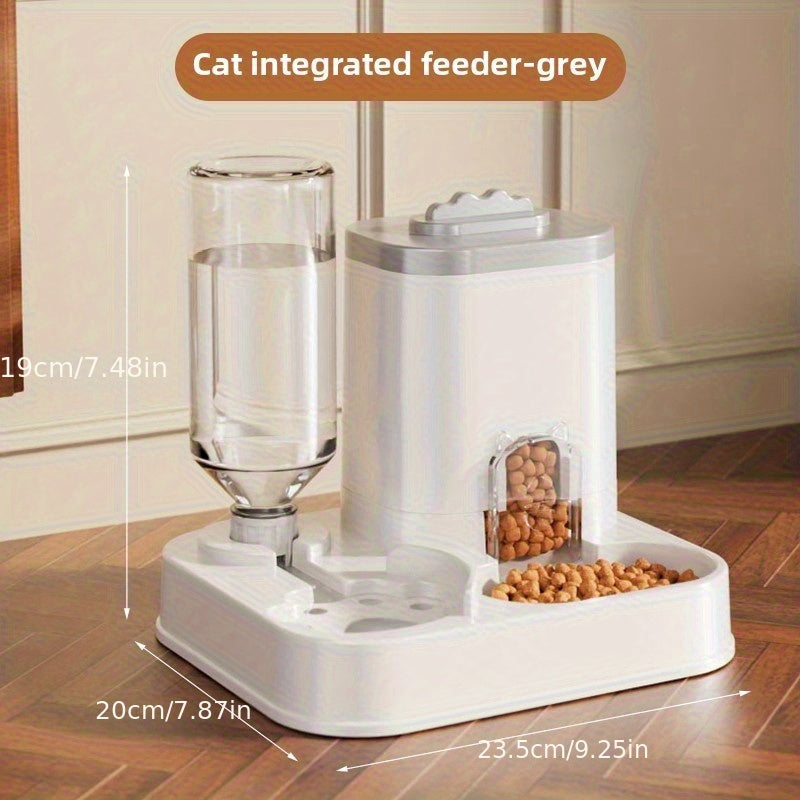 Pet Oasis - Reliable Auto Water and Food Dispenser Station