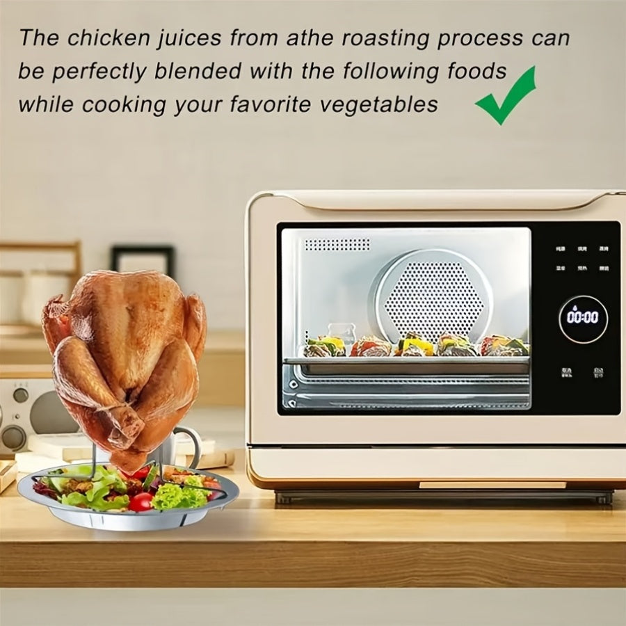CrispCook Pro – Stainless Steel Vertical Roasting Rack
