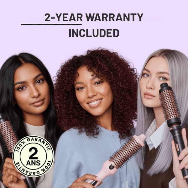 Glissora™ Ionic Ceramic Heated Brush — Transform Tangled Hair into Silky, Show-Stopping Shine Instantly