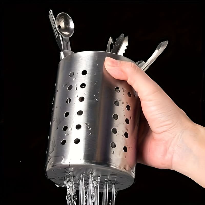 Utensil Holder Cylinder for Organized Kitchen Storage