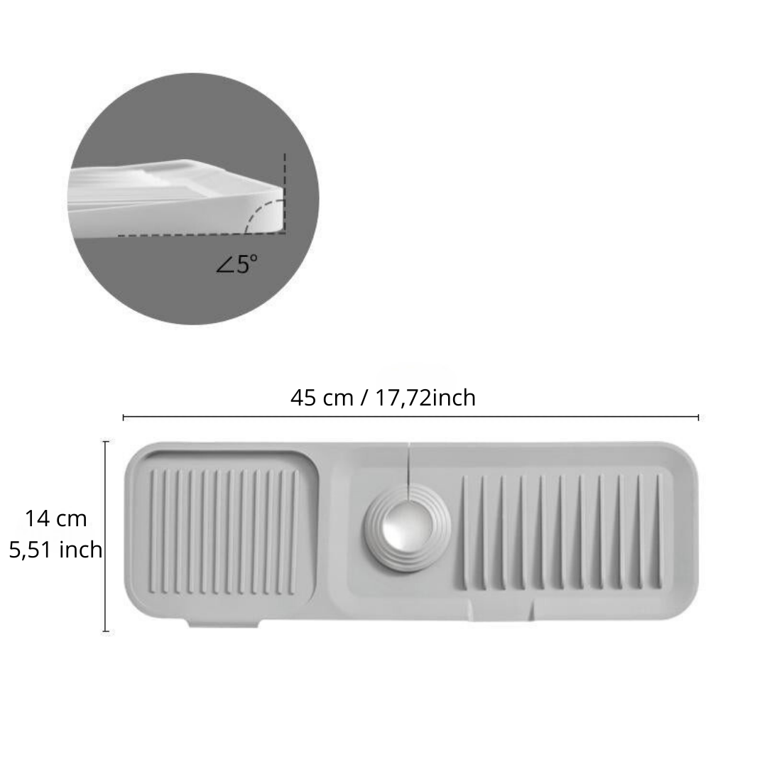 AquaShield™ Silicone Drying Mat — Keep Counters Spotless and Dry Without Lifting a Finger