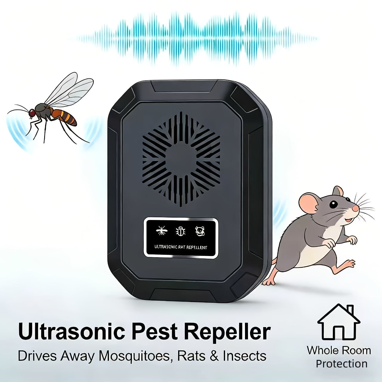 EcoWave – Compact Ultrasonic Pest Control Device