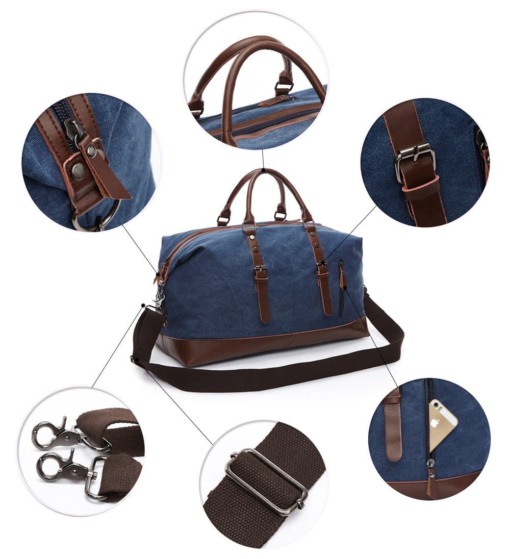 Spacious 50L Adventure Duffel Bag - Water-Resistant & Versatile