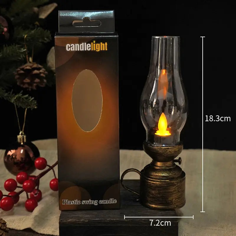 LED Lantern — Warm Glow, Zero Fire Hazard
