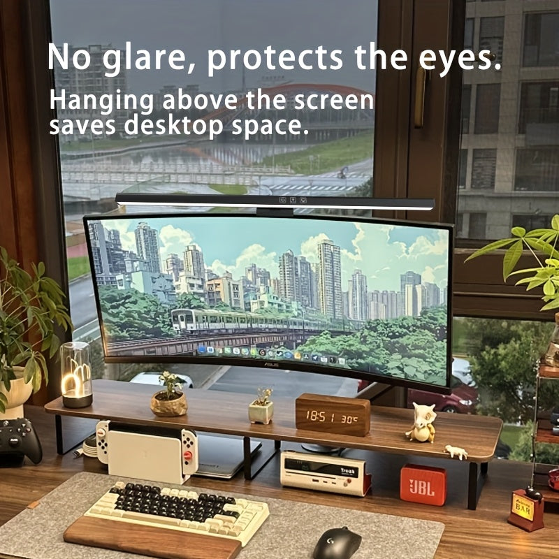 OptiGlow - Versatile Clip-On LED Desk Lamp for Workspaces