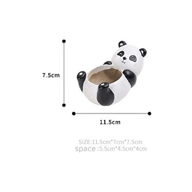 Adorable Panda Succulent Pot for Plants