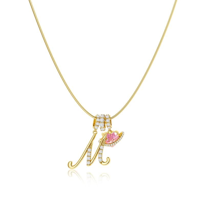 LumaraGlow™ 3-Layer Initial Necklace — Own Your Story in Dazzling Personalized Gold