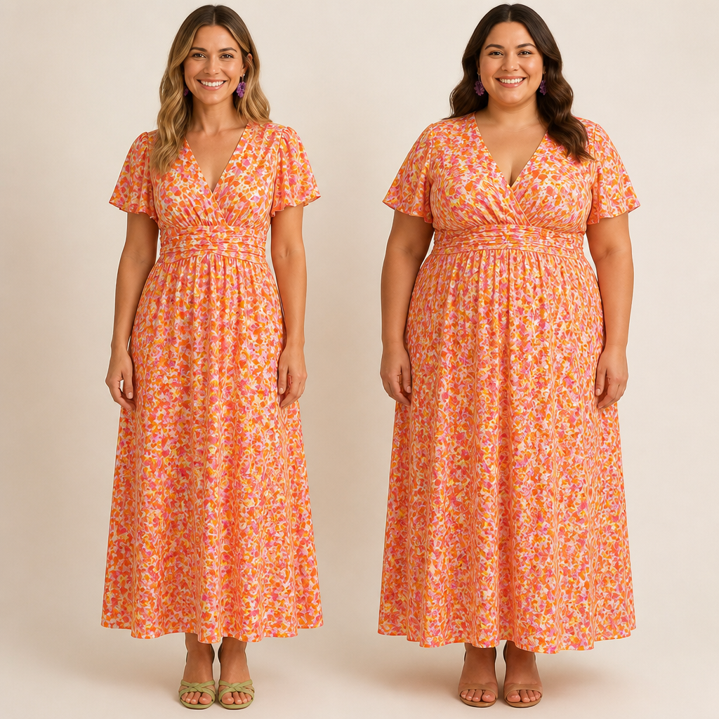 Celestelle™ Vintage Floral Dress — Feel Cool, Confident, and Effortlessly Radiant All Day Long
