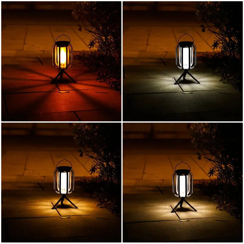 Solar-Powered Lantern with 4 Settings – Ideal for Camping & Garden Gatherings