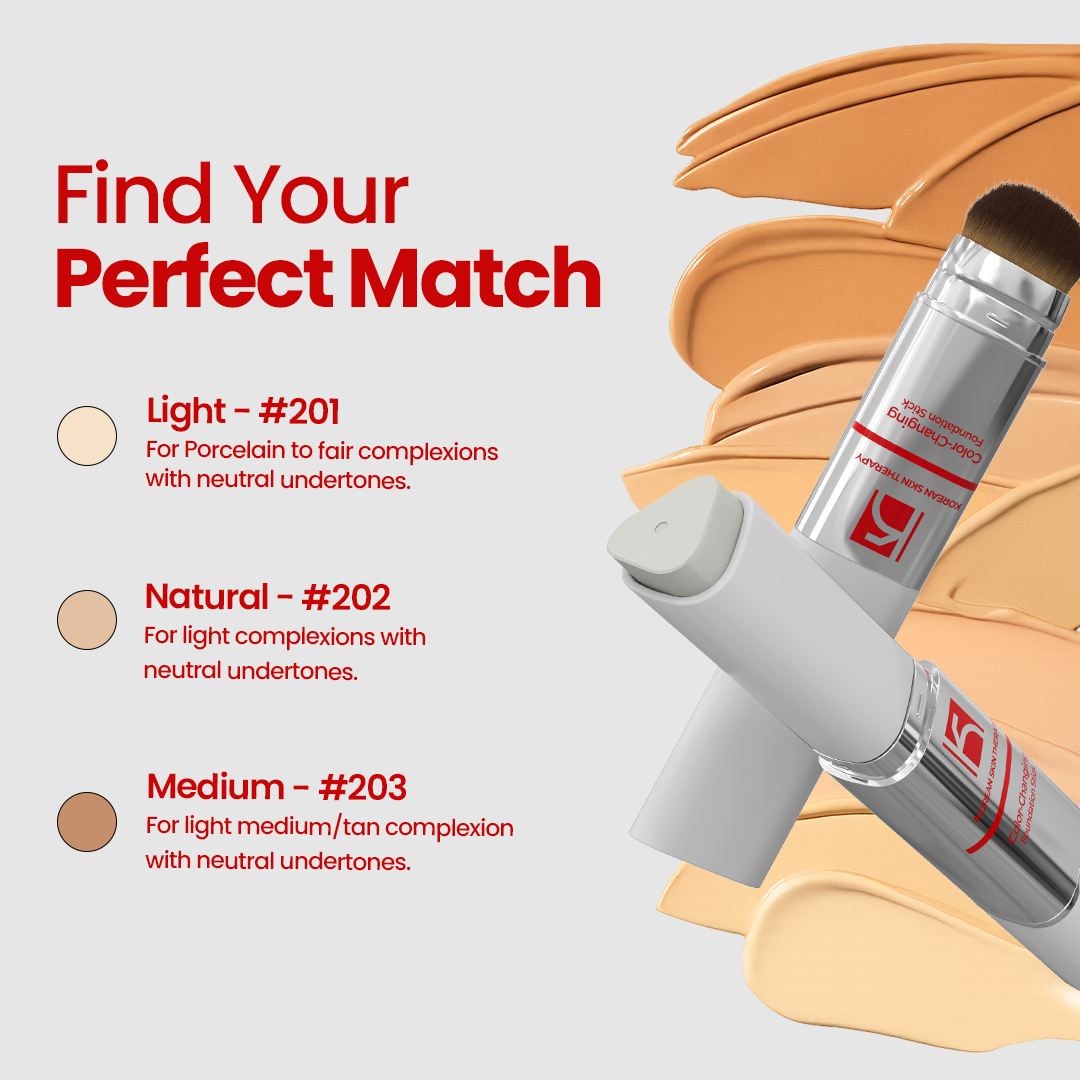 LumiCurve™ Color Changing Foundation Stick — Perfectly Flawless Skin That Feels Like You, All Day Long