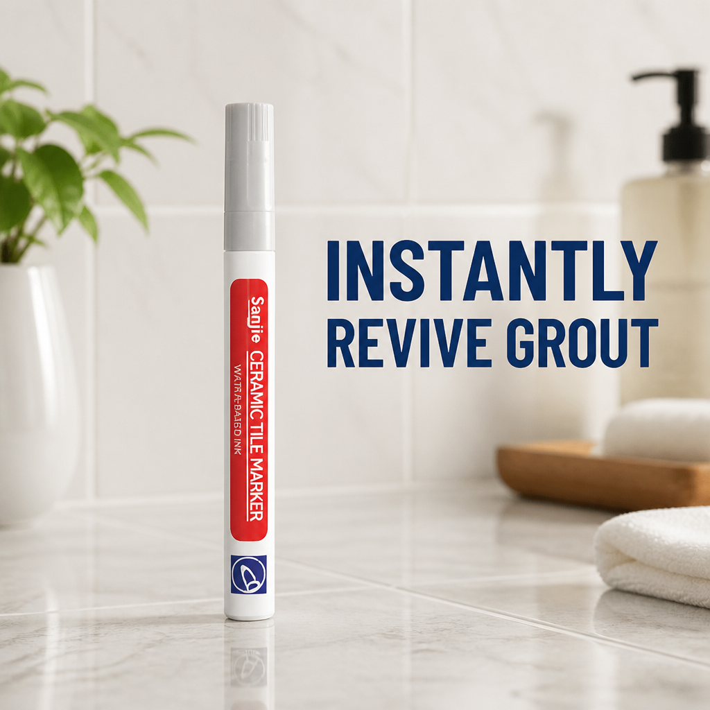 PureSeal™ Grout Renewal Pen — Instantly Revive Grout and Lock Out Mold for a Spotless, Proud Home