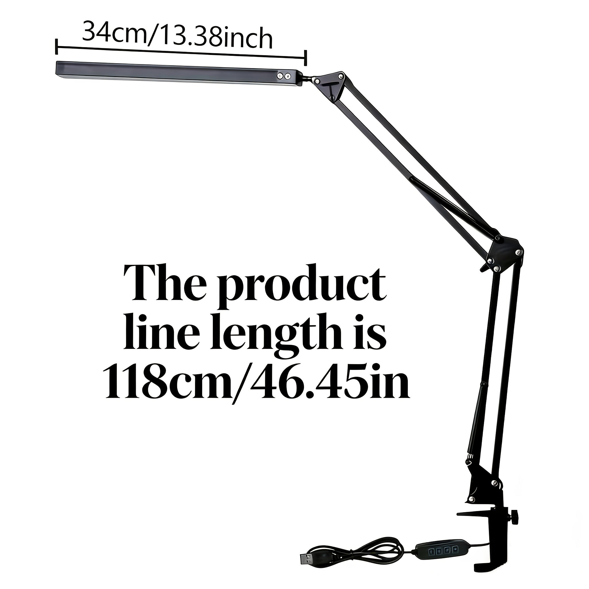 LumiClarity – Versatile Adjustable LED Desk Light