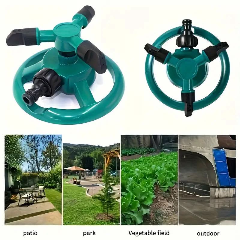 360-Degree Rotating Lawn Sprinkler for Garden Irrigation
