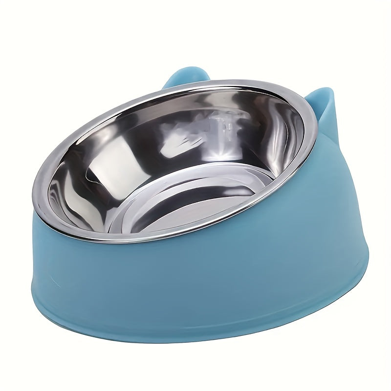 PawPal - Elevated Stainless Steel Pet Feeding Station with Dual Bowls