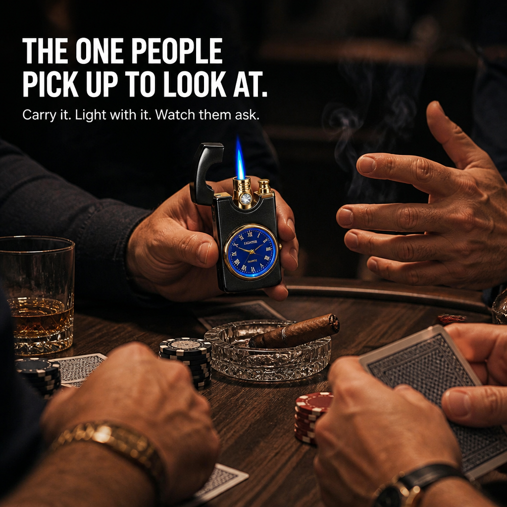 IgniteXcel™ — Light a Blue Torch Flame and Tell Time with One Hand