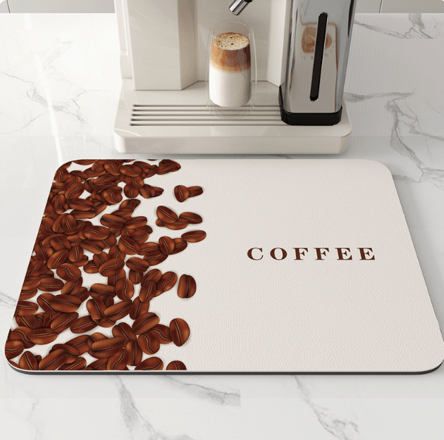 Drip Pad | Diatomite Kitchen Mat Quick-Drying | Keeps Countertop Dry | DishDryer