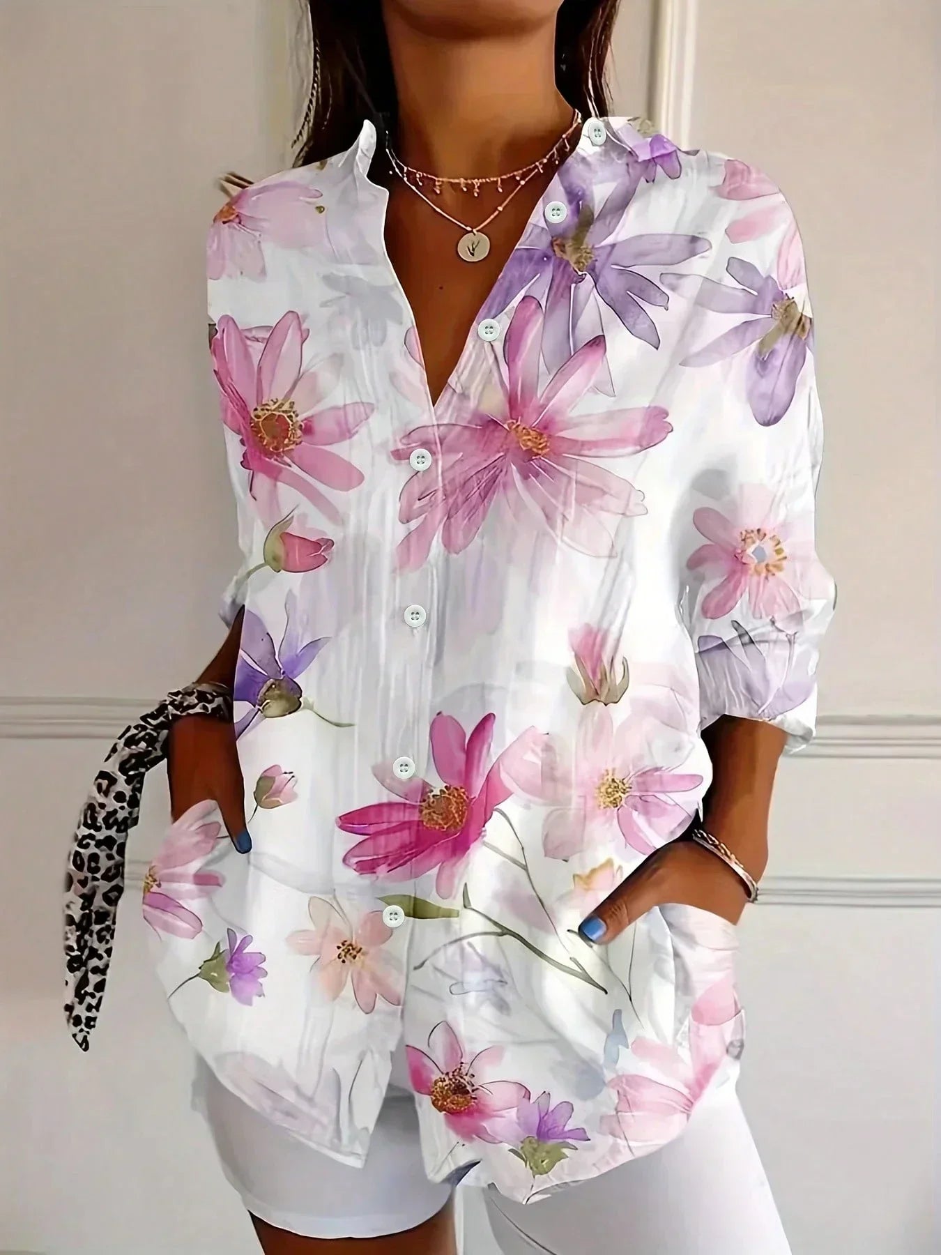 LumaLuxe™ Blouse — Wear Bright Confidence That Lasts All Day