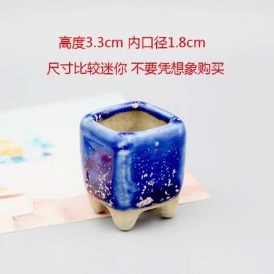 Mini Succulent Pot Set in Ceramic Material