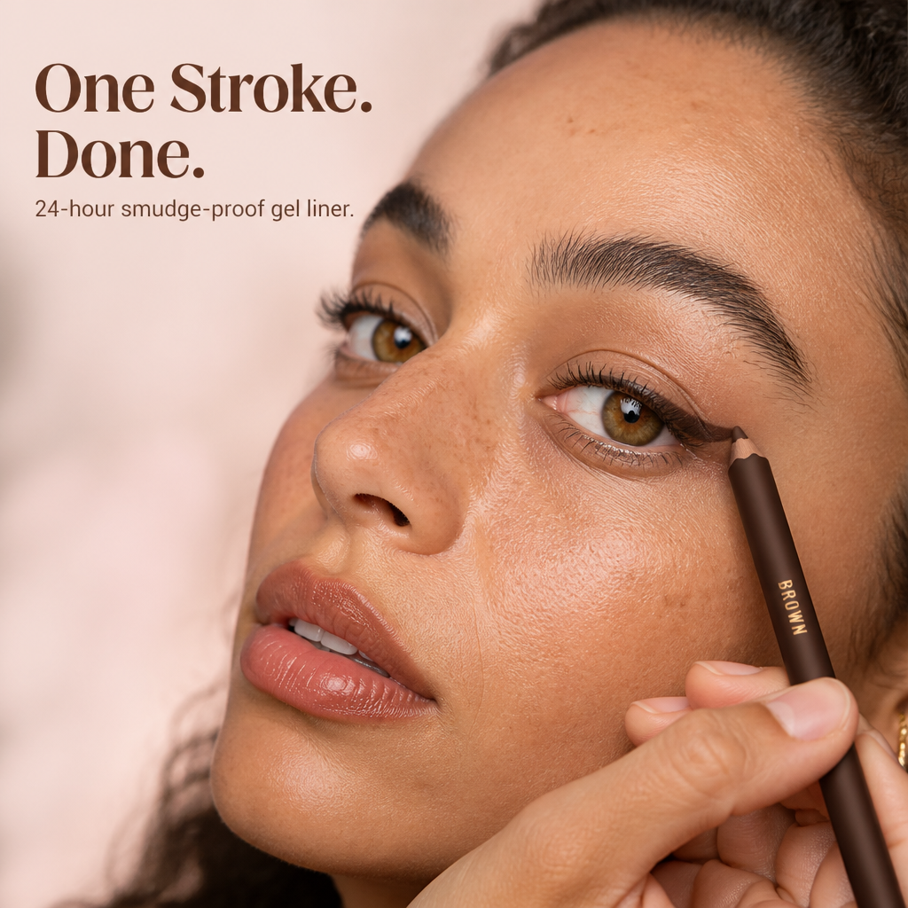 VelvetGlide™ — Glide in One Sweep, Stay Smudge-Free for 24 Hours