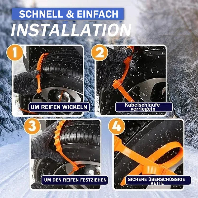 Buy 5 Get 5 Free | Portable Snow Chains for Road Use