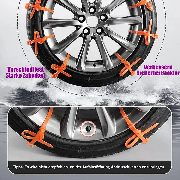 Buy 5 Get 5 Free | Portable Snow Chains for Road Use