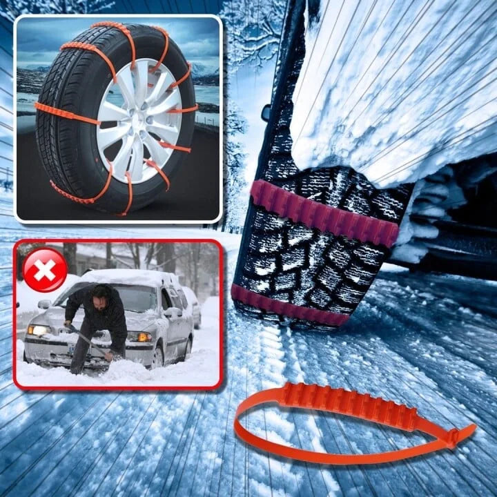 Buy 5 Get 5 Free | Portable Snow Chains for Road Use